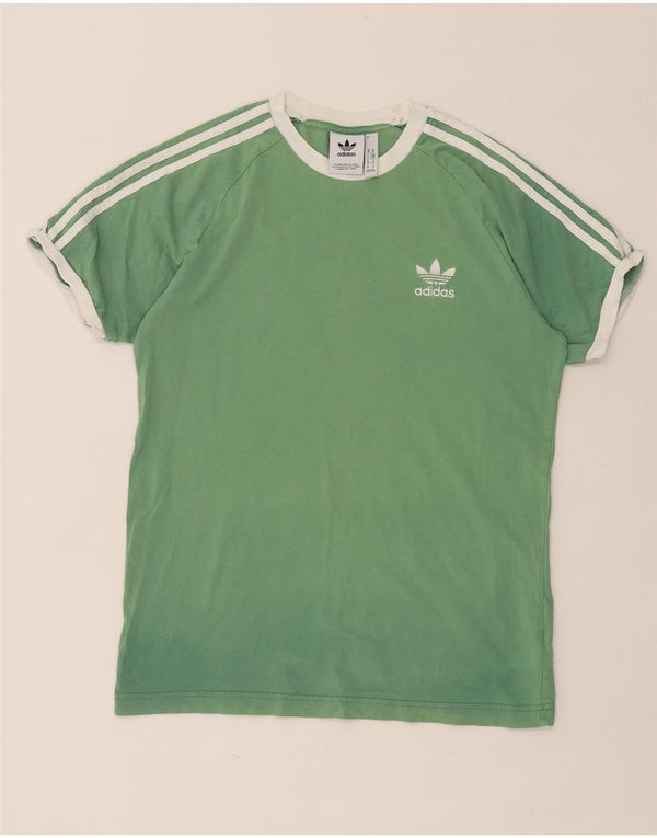 ADIDAS Camiseta Hombre Top Algodón Verde Medio