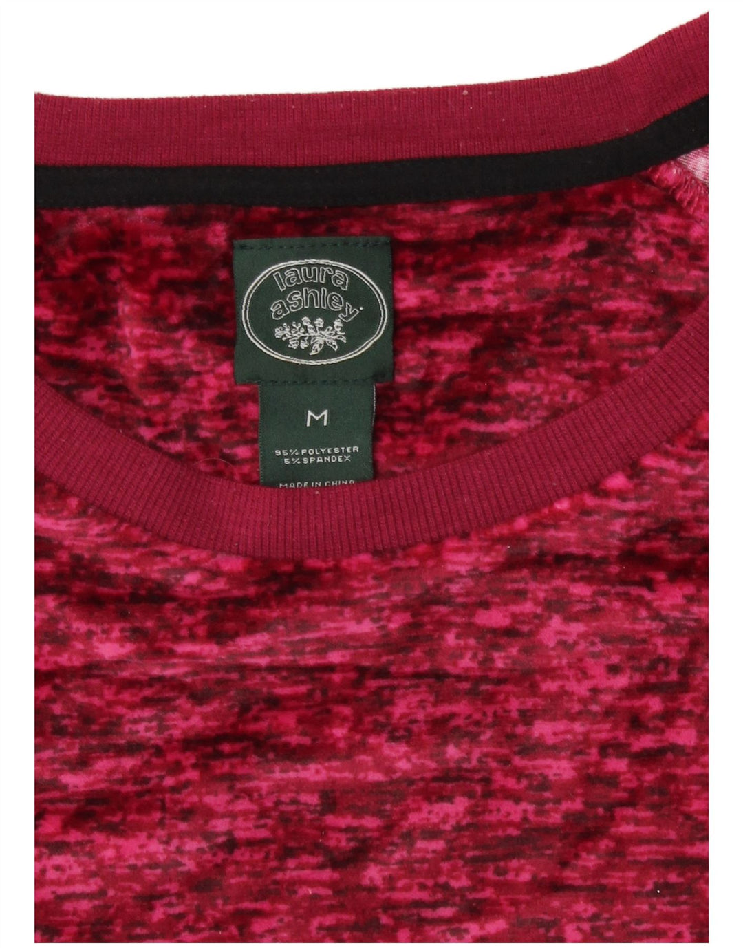 Laura Ashley Top Mujer Manga Larga UK 44 Poliéster Rosa Medio