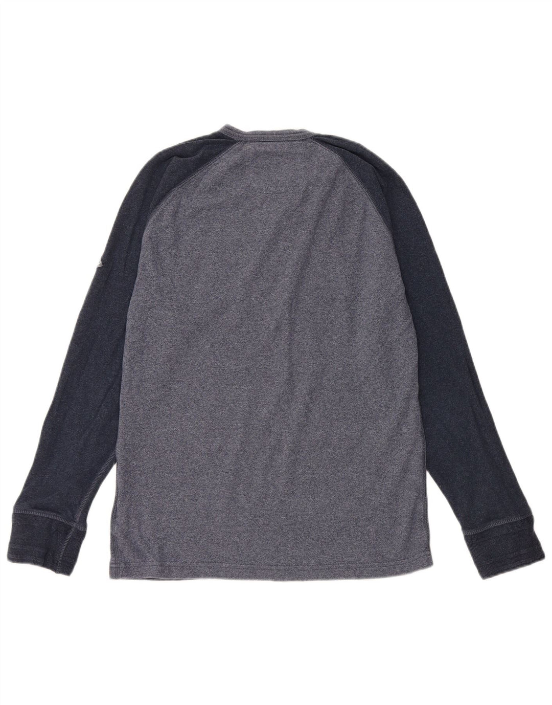 Superdry Hombre Top Manga Larga XL Algodón Color Block Azul