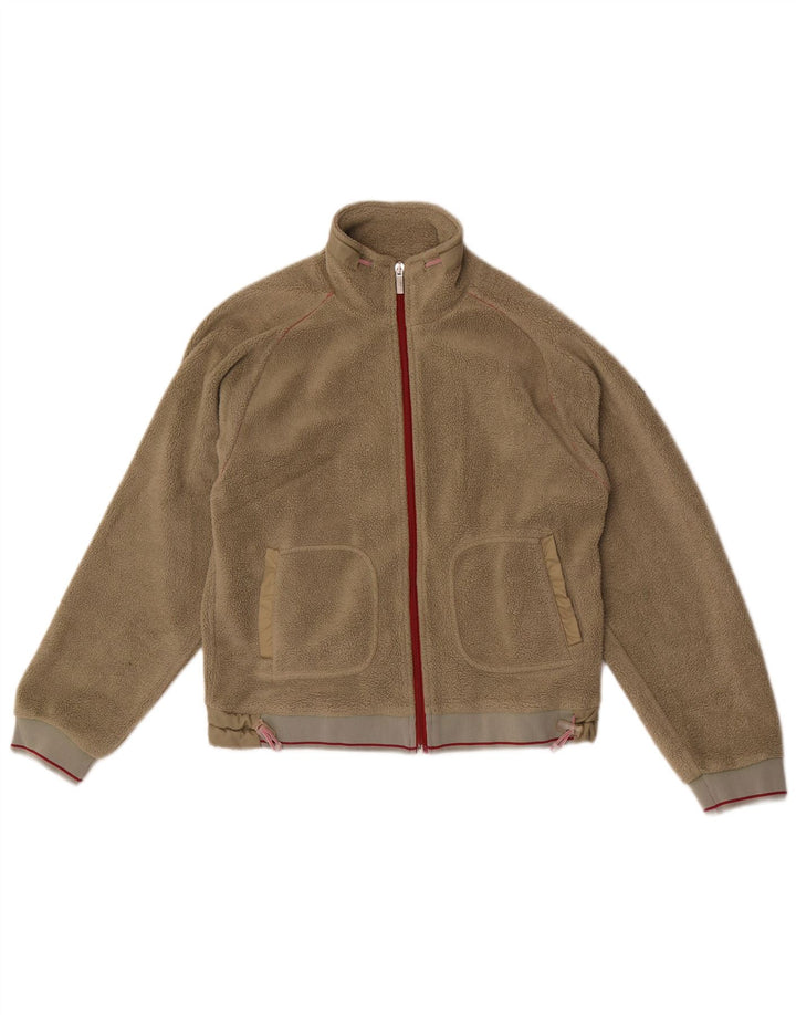 Champion Chaqueta Polar Extragrande para Mujer UK 10 Small Caqui Poliéster