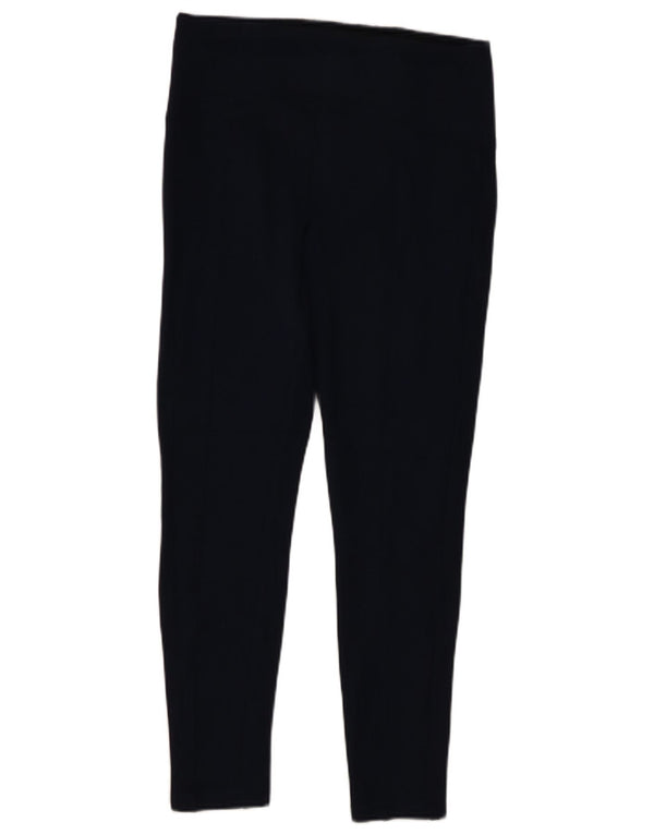 Marks & Spencer Leggings cortos para mujer UK 42 Medium Azul marino Viscosa