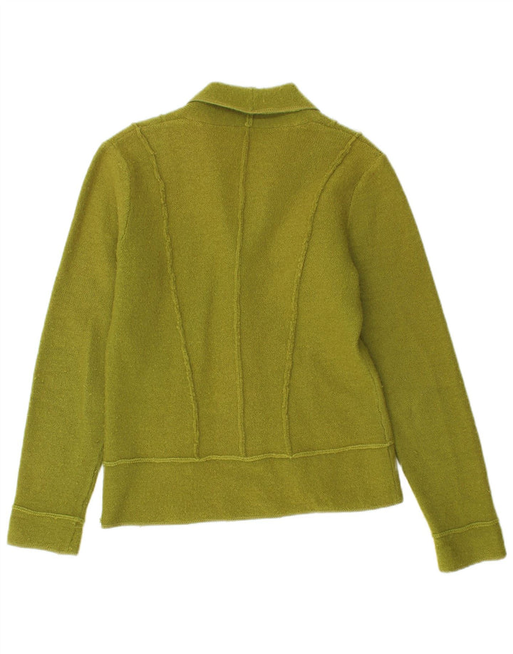 Hobbs Chaqueta Blazer de 4 Botones para Mujer UK 10 Small Green Merino Wool