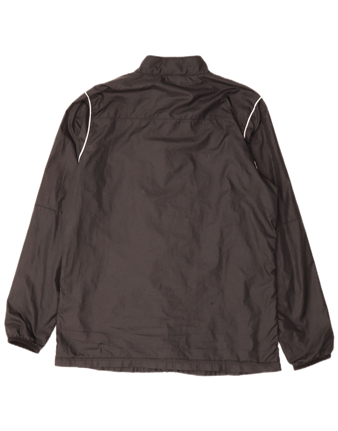 NIKE Chaqueta impermeable para hombre UK 40 Grande Poliéster negro