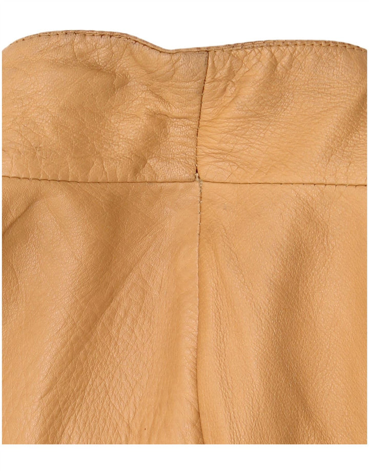 Essebi Chaqueta Bomber de Cuero para Hombre IT 56 3XL Cuero Beige
