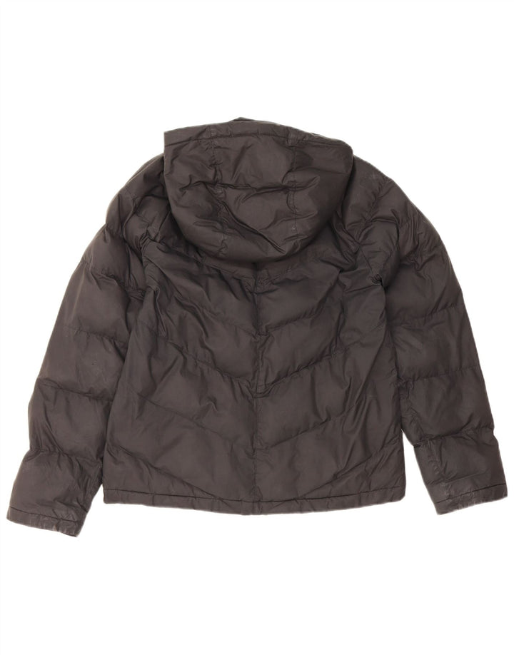 Nike Chaqueta acolchada con capucha para niños 12-13 años Grande Poliéster negro