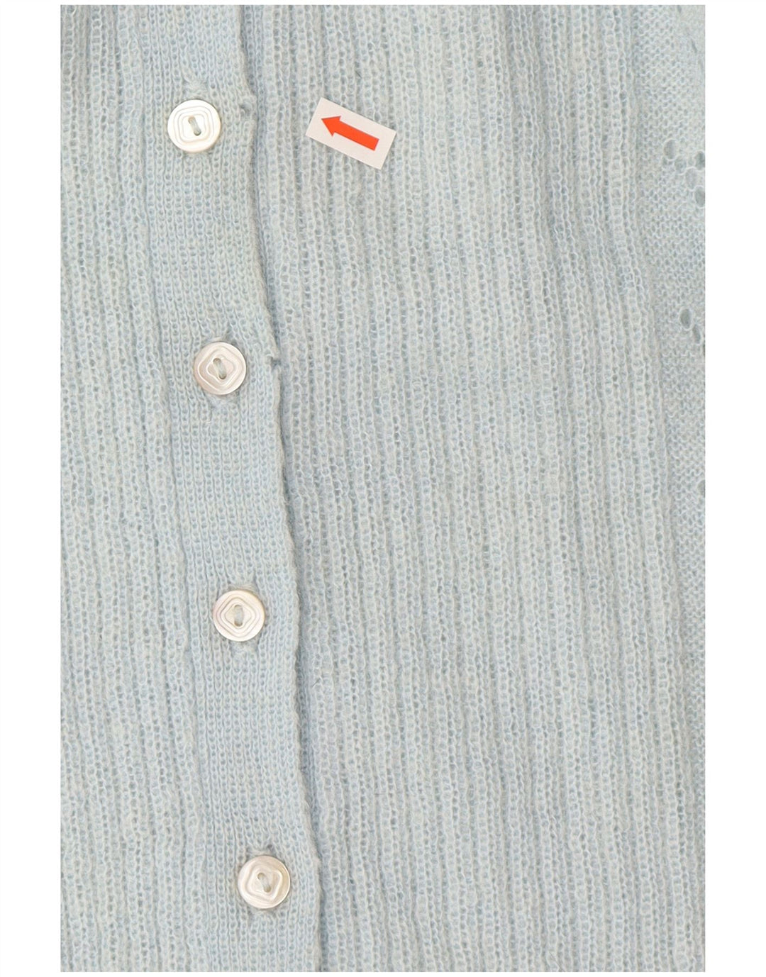 Vintage mujer Cardigan suéter Reino Unido 14 grande azul clásico