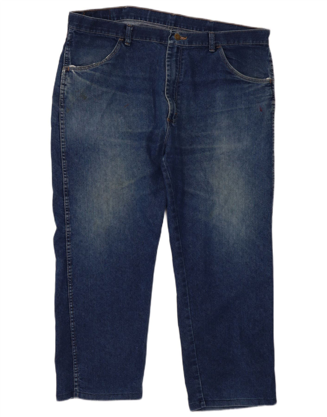 Vaqueros Wrangler Mujer Regular Fit Rectos W40 L29 Algodón Azul