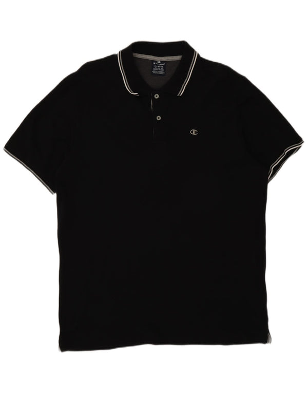 Champion Polo Hombre XL Algodón Negro