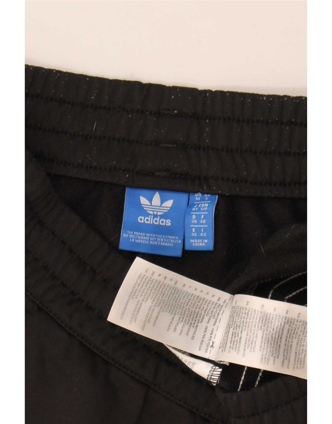 Adidas Pantalones cortos deportivos para mujer UK 10 Small Black Poliéster