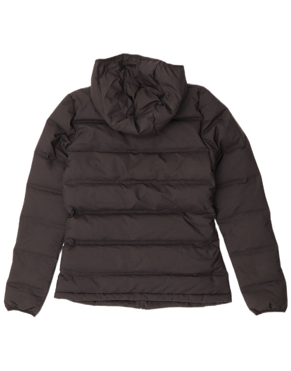 Adidas Chaqueta acolchada con capucha para mujer UK 4/6 XS Negro Poliéster