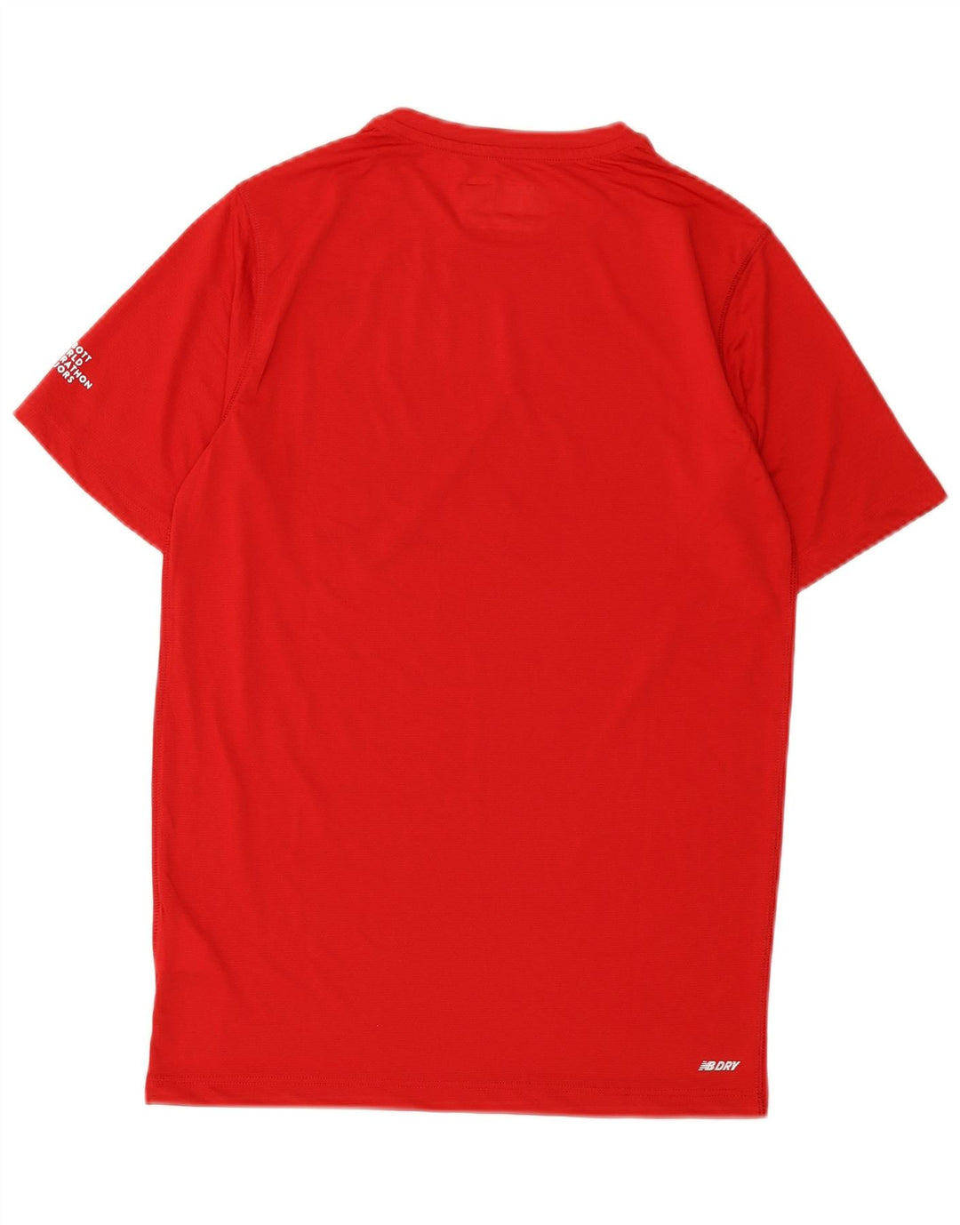 New Balance Hombre Camiseta Gráfica Top XS Poliéster Rojo