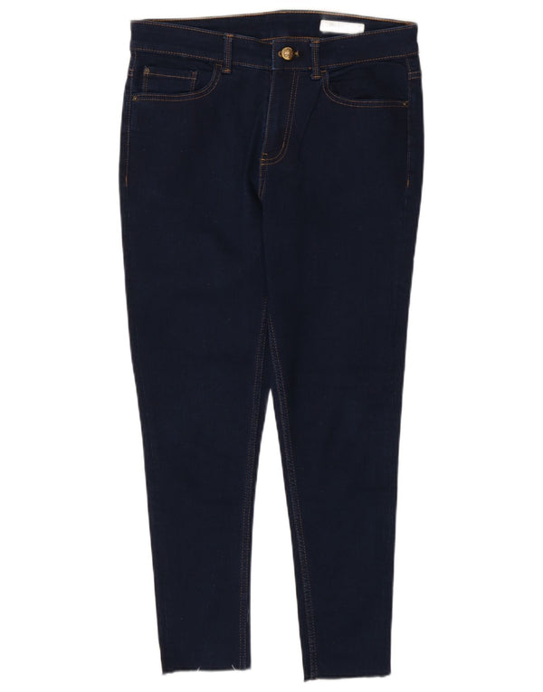 Marks & Spencer Jeans ajustados The Ivy para mujer UK 12 Medium W30 L25 Azul marino