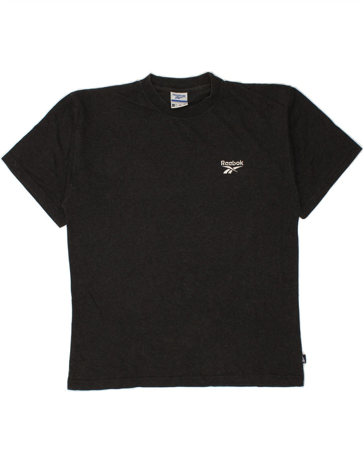 REEBOK Mens T-Shirt Top Small Grey Cotton Vintage Reebok and Second-Hand Reebok from Messina Hembry 
