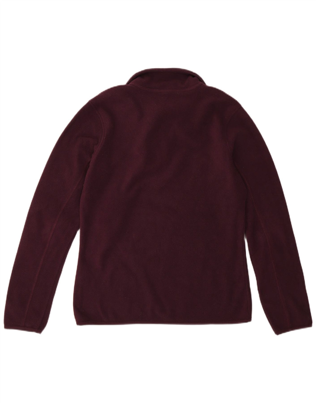 Carrera - Jersey de forro polar con cuello y cremallera para mujer, Reino Unido 14, poliéster granate mediano