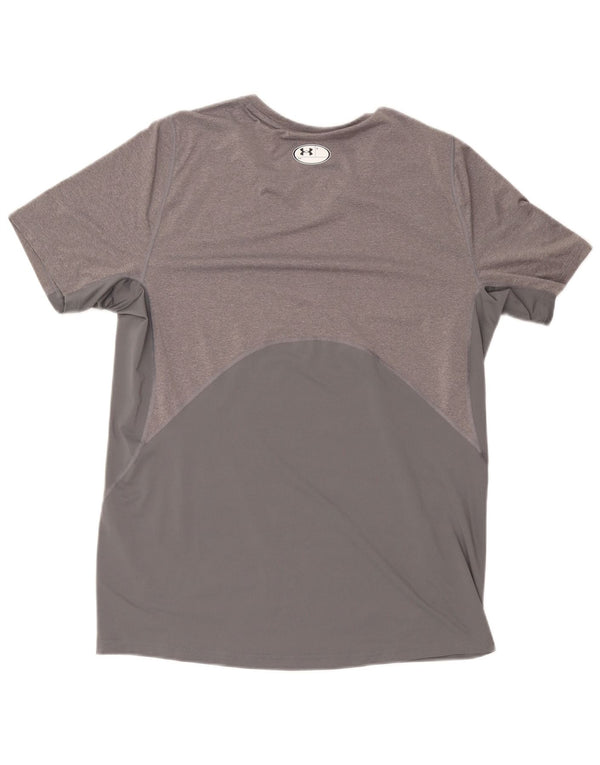 UNDER ARMOUR Camiseta Heat Gear para hombre Top gris grande