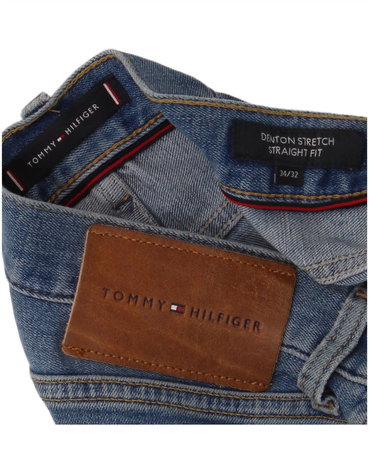 Tommy Hilfiger Vaqueros rectos Denton para hombre W34 L32 Azul