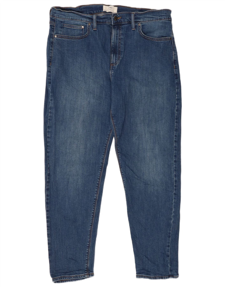 MARKS & SPENCER Vaqueros cónicos para hombre W36 L28 Algodón azul