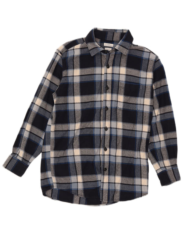 Camisa de franela Gap para hombre XS Algodón a cuadros azul