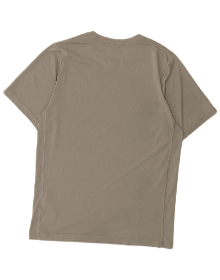 Camiseta Nike Dri Fit para hombre Top Small Gris Poliéster
