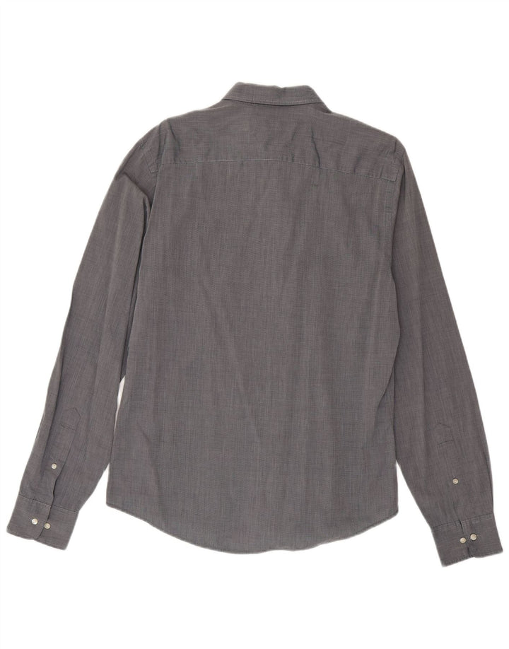 Murphy & Nye Camisa Slim Fit para Hombre Gris Grande