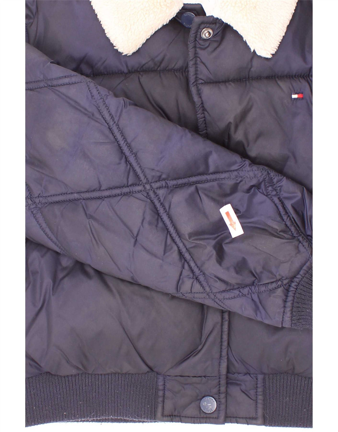 Tommy Hilfiger Chaqueta Acolchada Niña 7-8 Años Azul Marino Poliéster