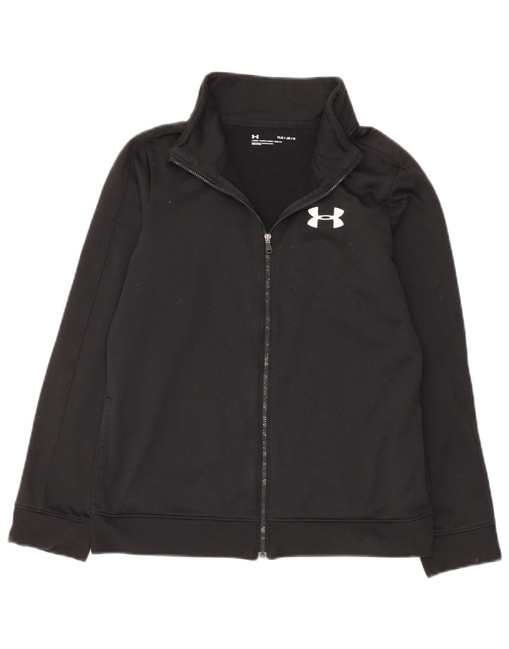 Under Armour Chaqueta de chándal para niños 11-12 años Grande Negro Poliéster