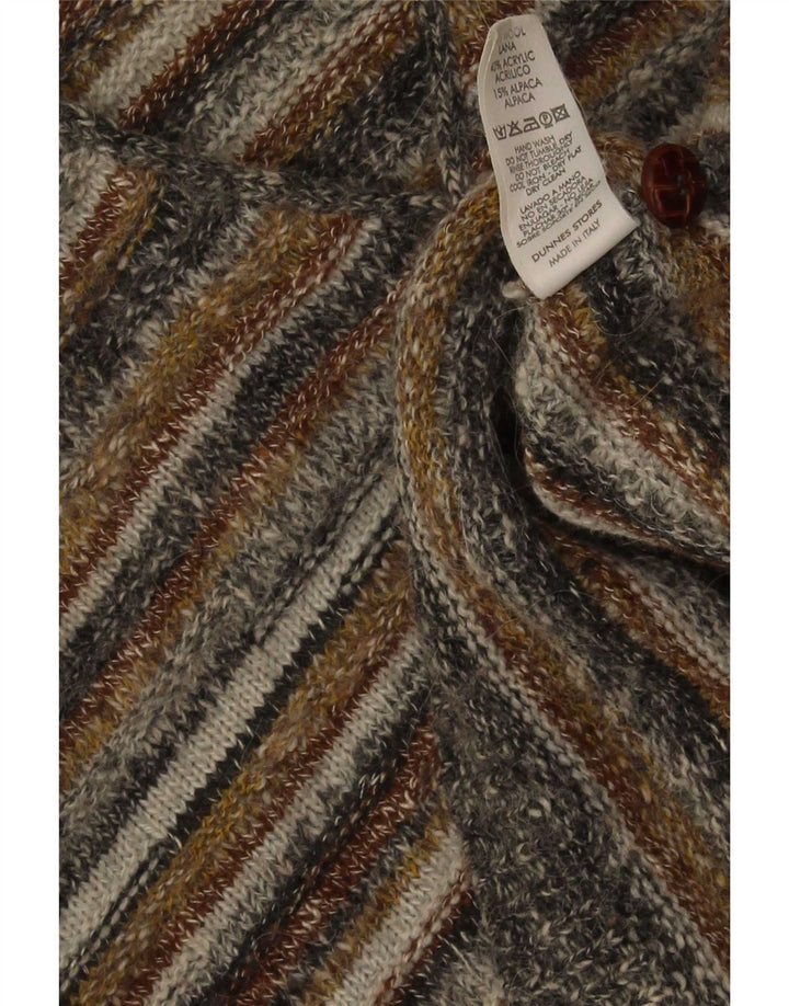 St. Bernard - Cárdigan sin mangas para hombre, talla grande, multicolor, a rayas