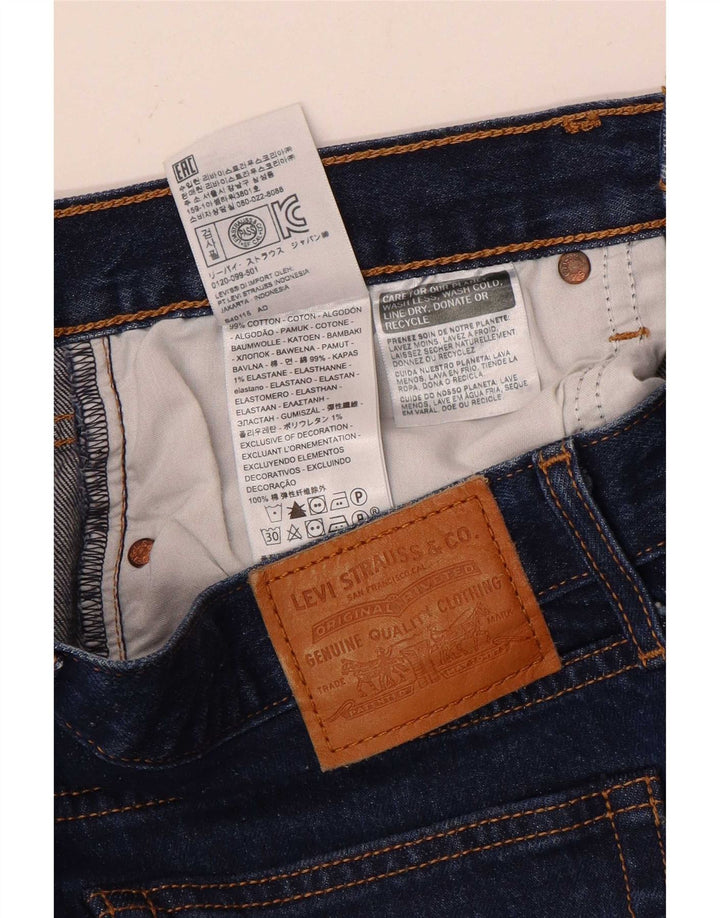Vaqueros Levi's Mujer Wedgie Cropped W30 L26 Algodón Azul