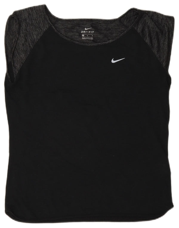 Camiseta Nike Dri Fit para mujer, talla 40, talla mediana, color azul marino, lana