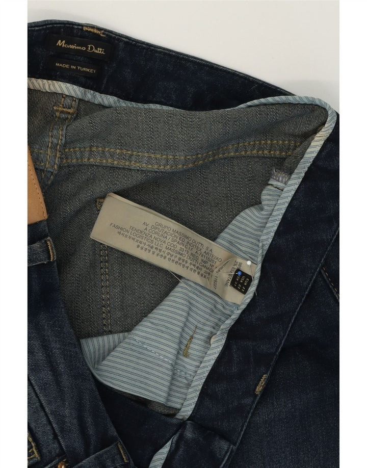 MASSIMO DUTTI Womens Slim Jeans W27 L34 Blue Cotton Vintage Massimo Dutti and Second-Hand Massimo Dutti from Messina Hembry 