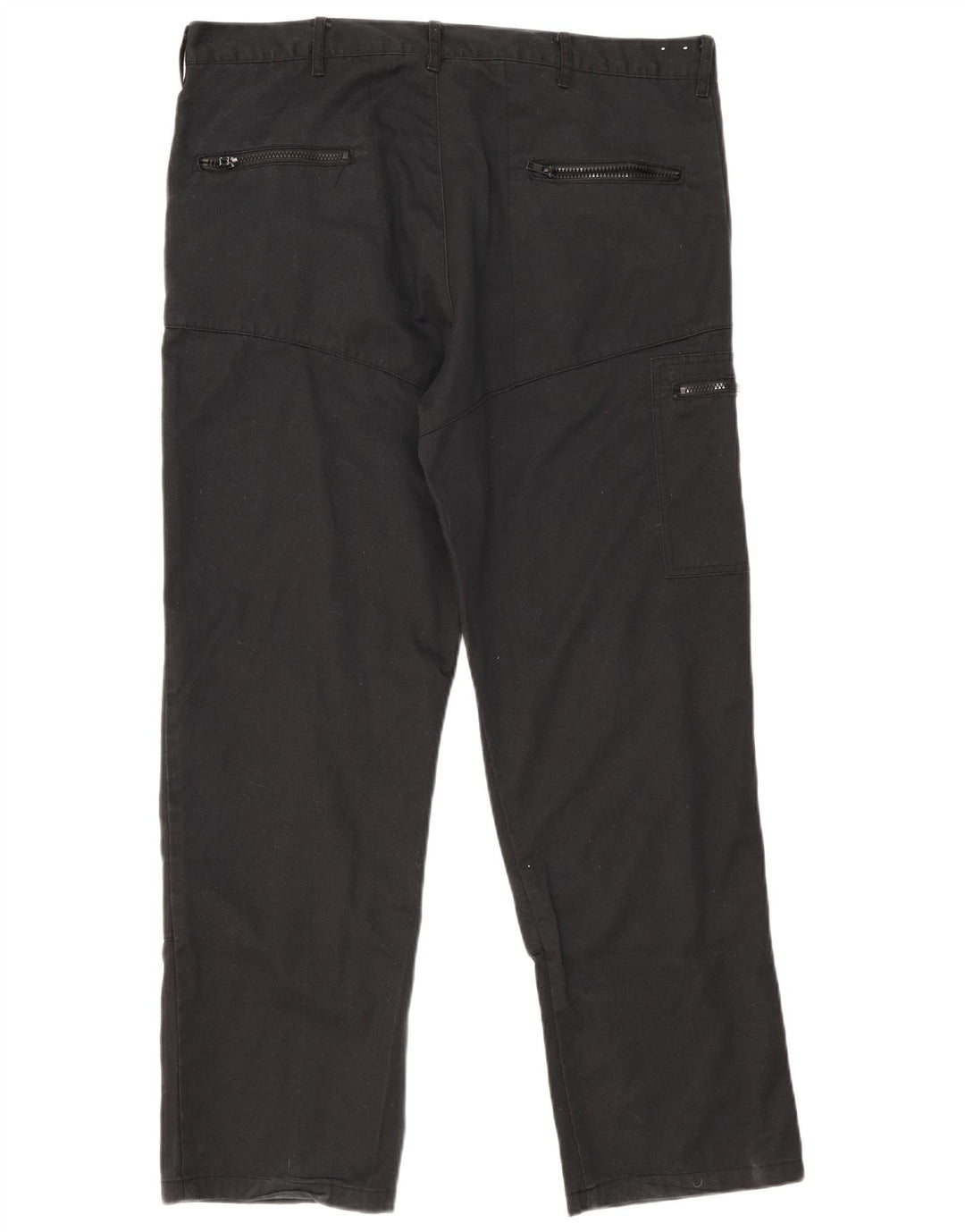 Dickies Pantalones cargo rectos para hombre W38 L31 Poliéster negro