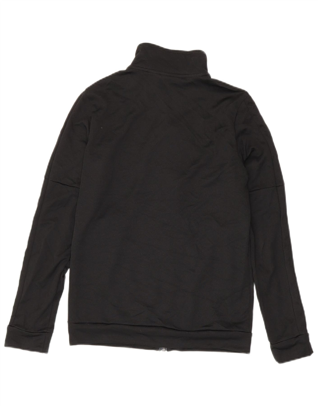 Adidas - Chaqueta de chándal para mujer, talla 8/10, poliéster negro pequeño