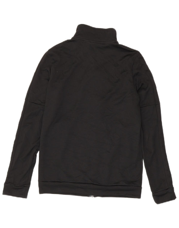 Adidas - Chaqueta de chándal para mujer, talla 8/10, poliéster negro pequeño