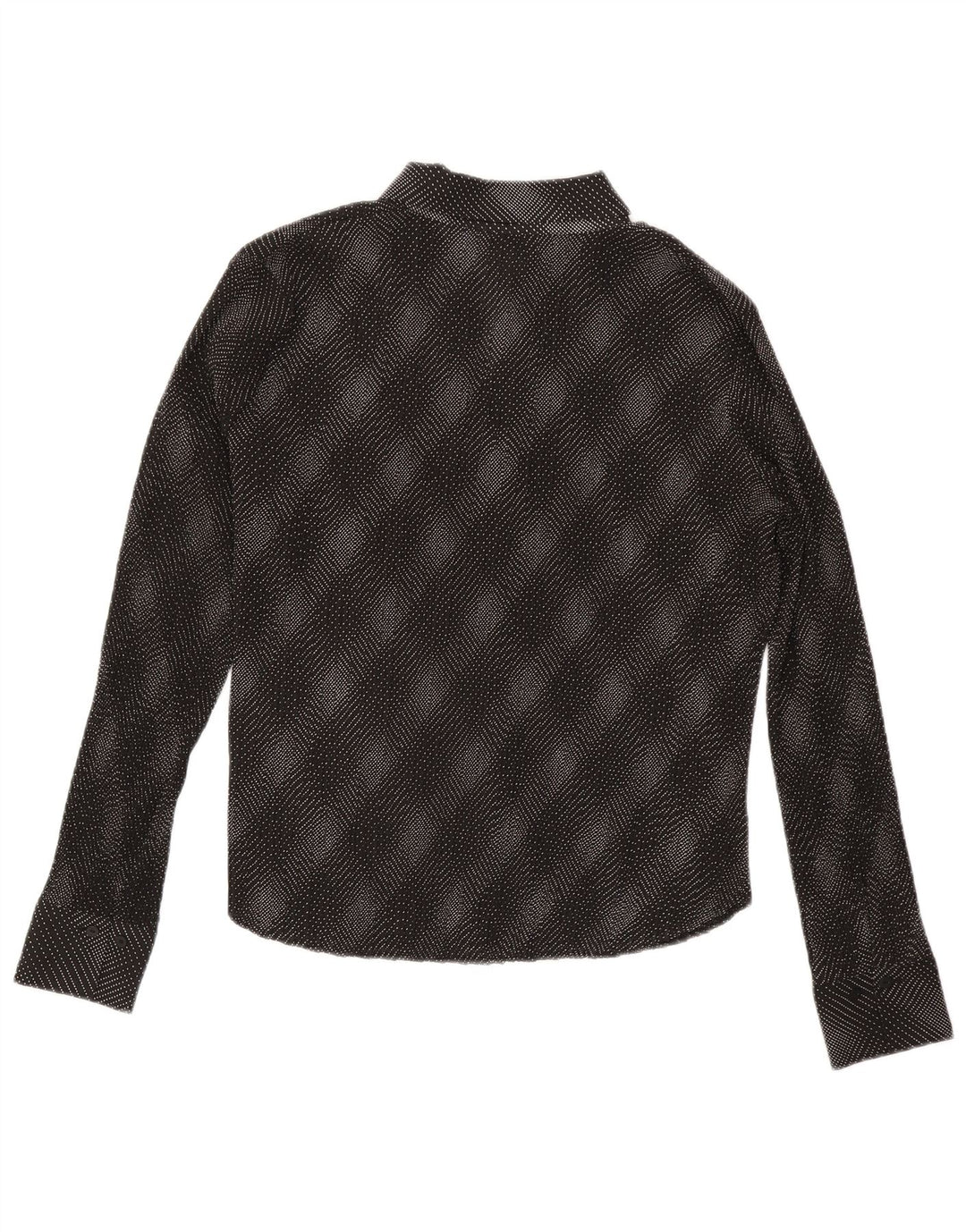 Marks & Spencer Blusa para mujer UK 20 2XL Poliéster a cuadros negros