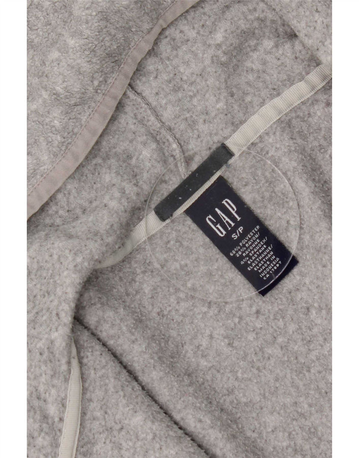 Gap Chaqueta polar extragrande con capucha para mujer UK 10 Small Grey Poliéster