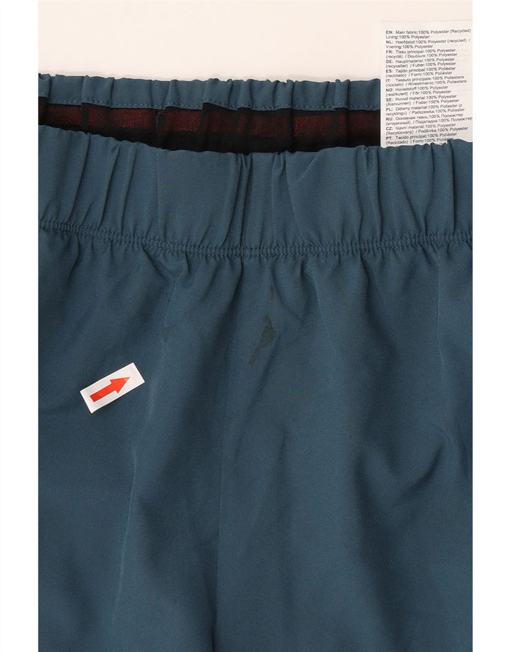 Asics Mens Graphic Sport Shorts Medio Azul Marino Poliéster