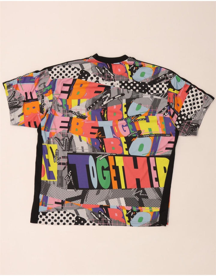 Adidas - Camiseta gráfica para hombre, talla grande, multicolor