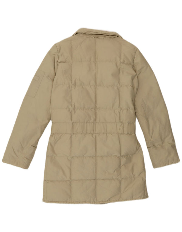 Woolrich Chaqueta acolchada holgada para mujer UK 6 XS Poliamida beige