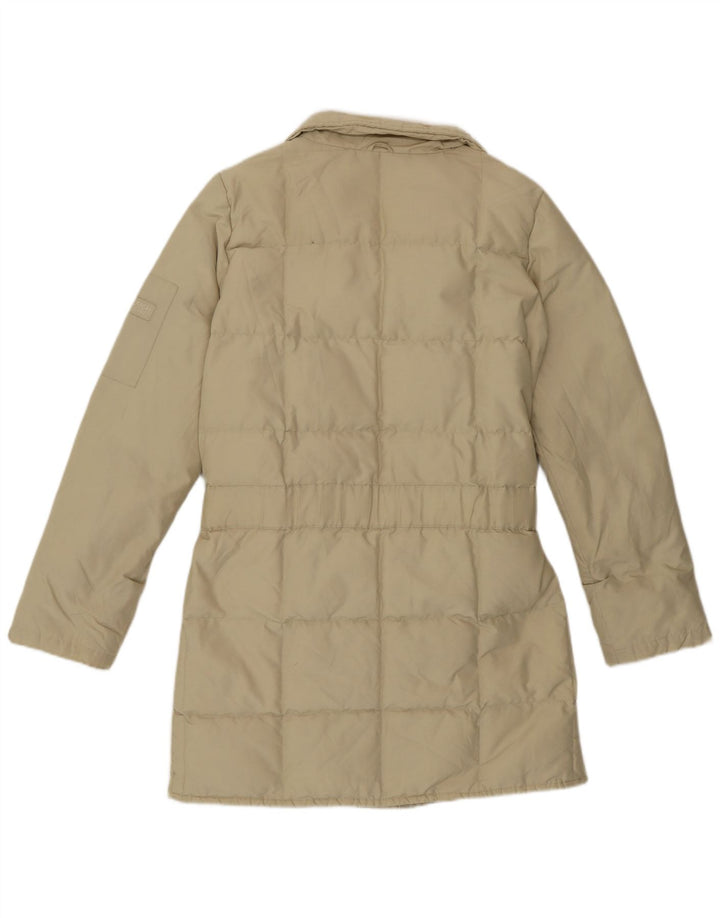 Woolrich Chaqueta acolchada holgada para mujer UK 6 XS Poliamida beige
