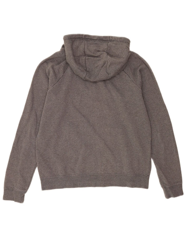 Nike - Sudadera con capucha y cremallera para hombre, talla pequeña, algodón gris