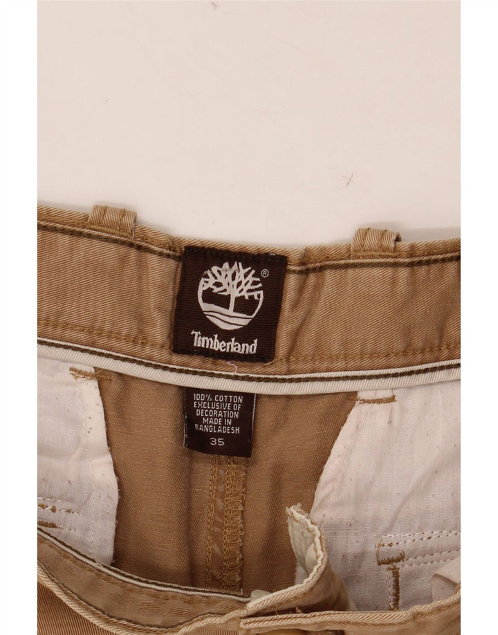 TIMBERLAND Pantalones cortos cargo para hombre W35 Algodón beige grande