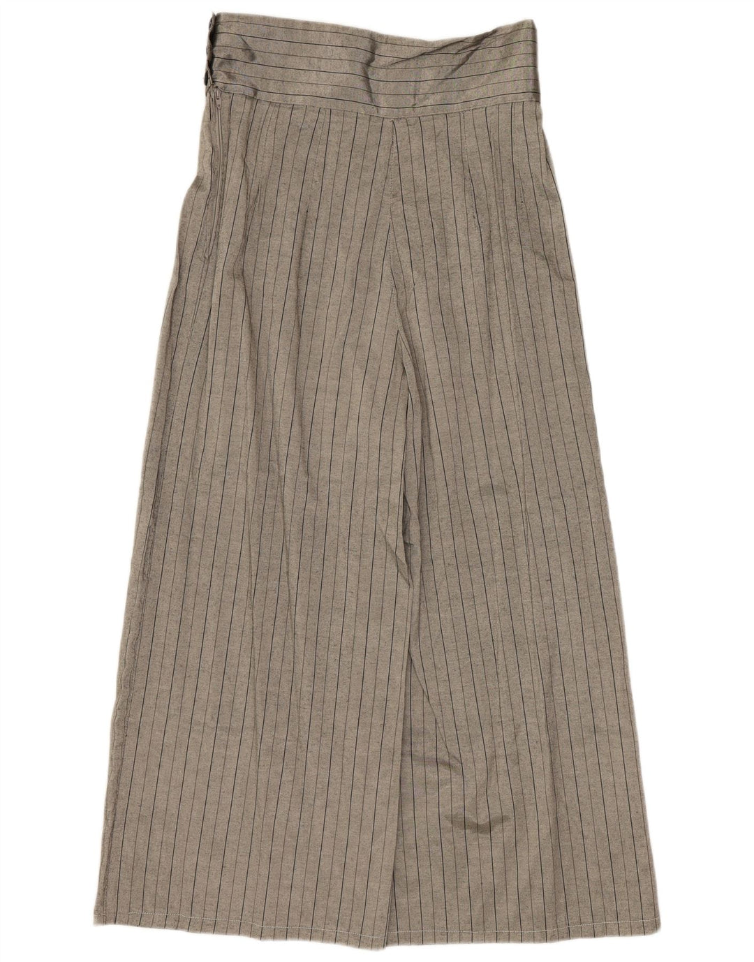 Pantalones recortados vintage para mujer IT 44 Medio W28 L23 Poliéster gris