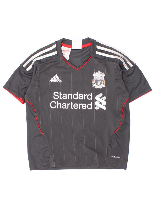 Adidas Boys Liverpool Graphic Camiseta Top 5-6 años Gris Poliéster