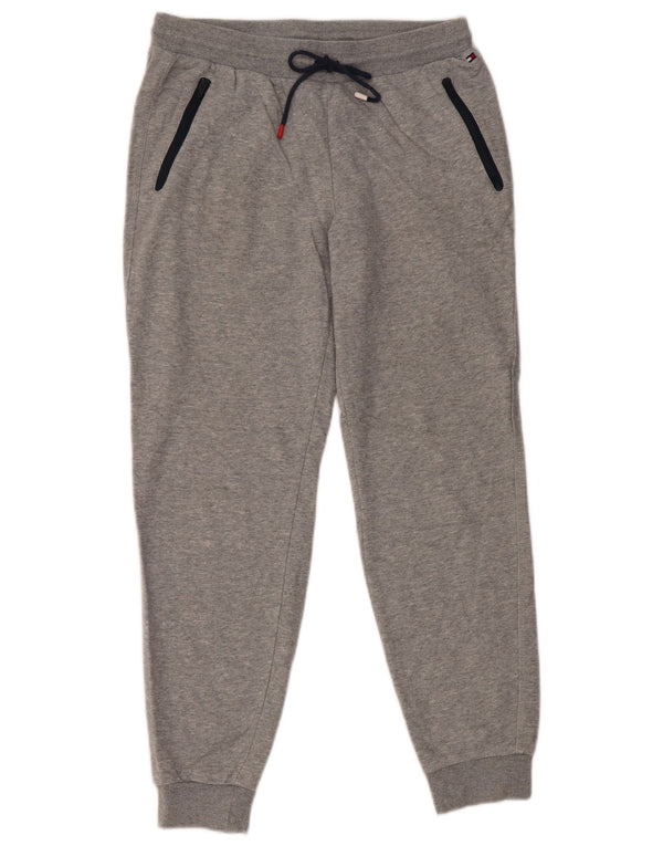 Tommy Hilfiger Pantalones de Chándal para Hombre Joggers Small Gris Algodón