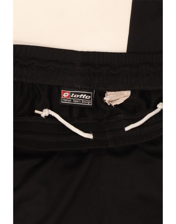 Lotto Hombre Pantalones De Chándal Joggers Small Negro