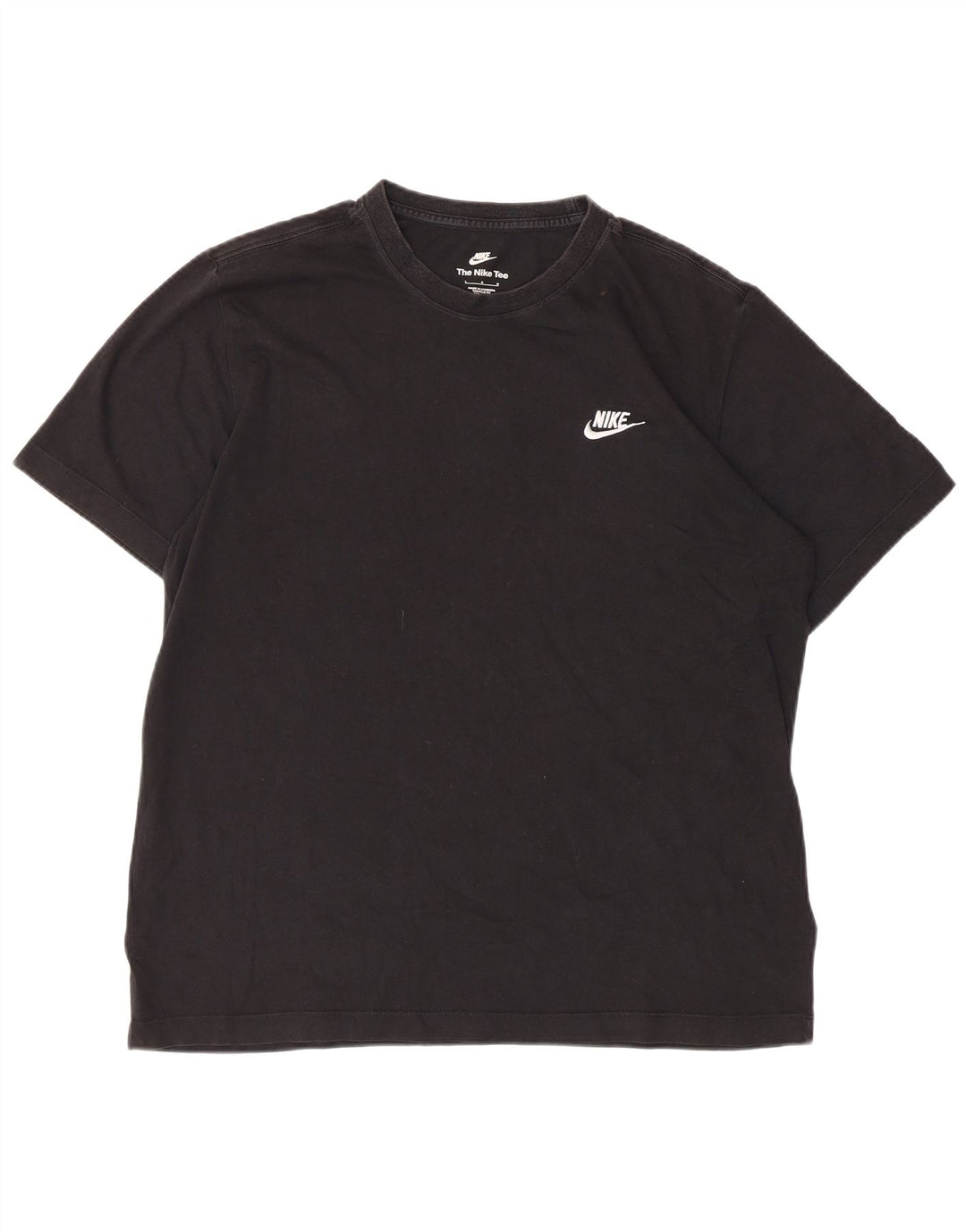 Camiseta NIKE para hombre Top grande de algodón negro