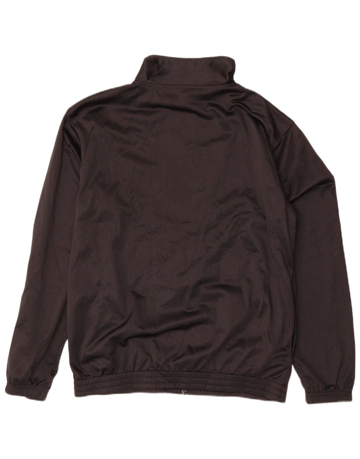 LOTTO Chaqueta superior de chándal para hombre Poliéster negro grande