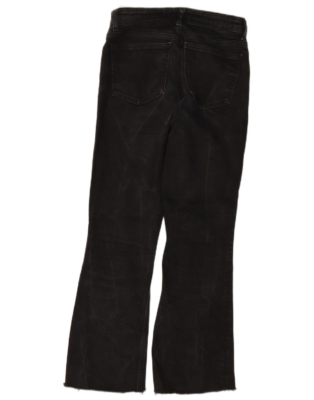 Zara Jeans Bootcut para Mujer EU 38 Small W28 L26 Algodón Negro