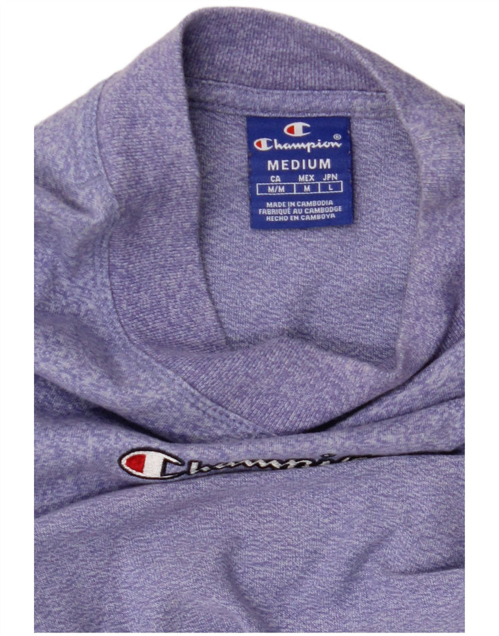 CHAMPION Camiseta gráfica para mujer Top UK 12 Medium Purple Flecked