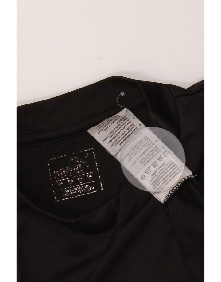 Puma Hombre Top Manga Larga Grande Poliéster Negro